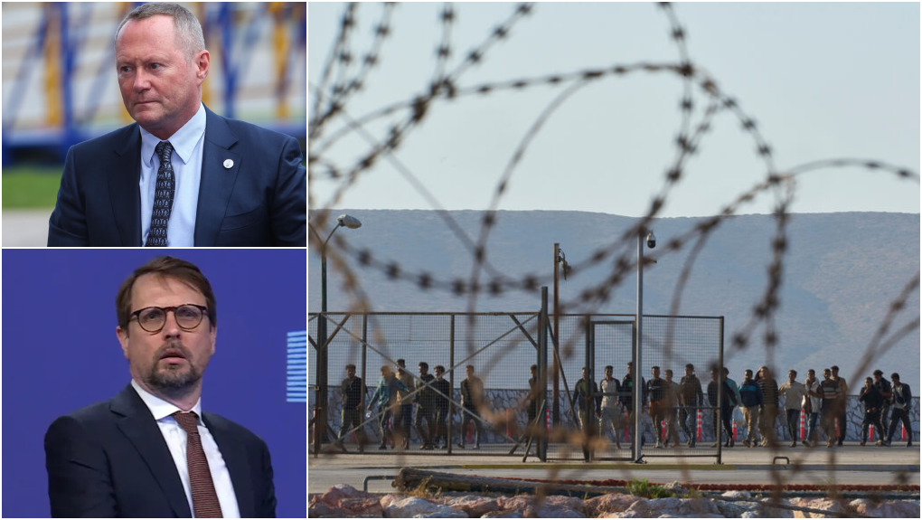 Πάνω: Μάικλ Ο’Φλάχερτι. Κάτω: Μάρκους Λάμερτ