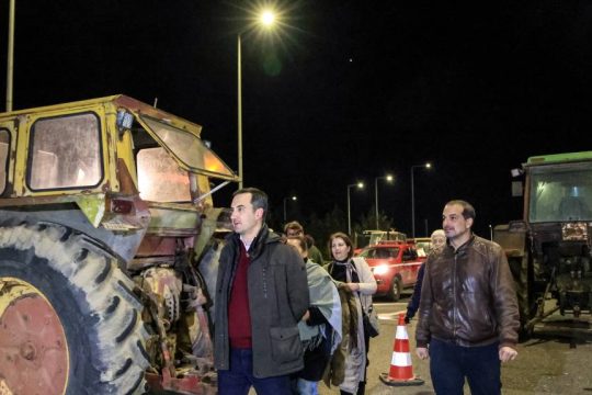 Ο Χαρίτσης στους αγρότες τον Φεβρουάριο του 2025