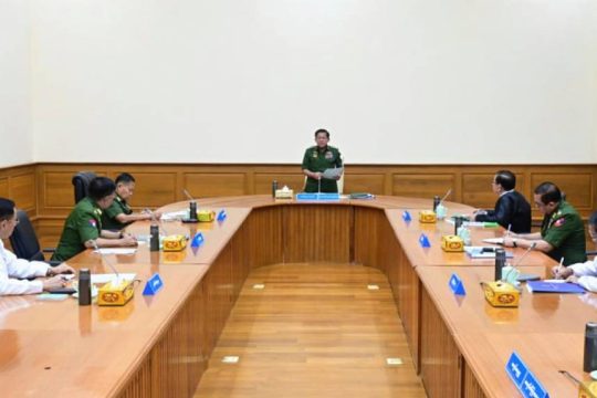Συνεδρίαση του Συμβουλίου Ασφαλείας του Μιανμάρ μετά τον σχηματισμό νέας πολιτικής κυβέρνησης