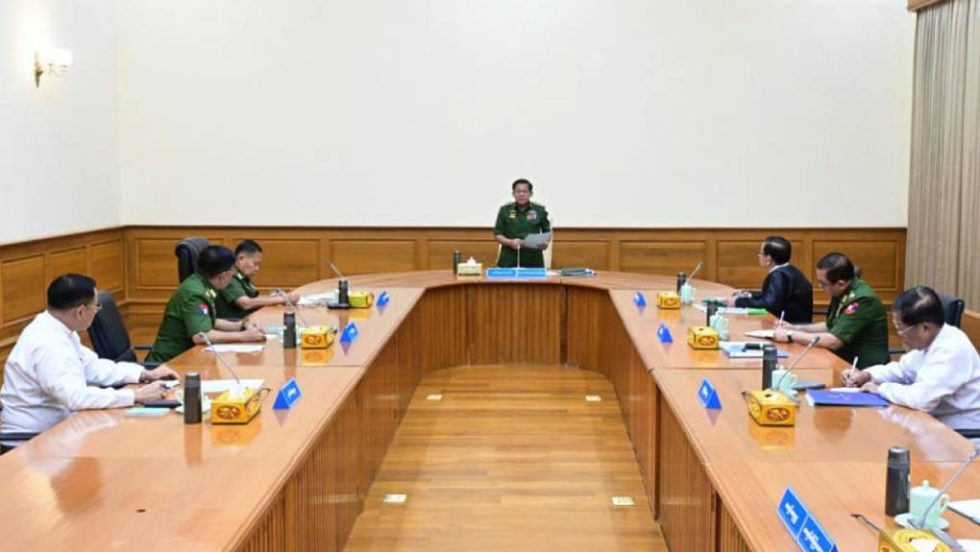Συνεδρίαση του Συμβουλίου Ασφαλείας του Μιανμάρ μετά τον σχηματισμό νέας πολιτικής κυβέρνησης