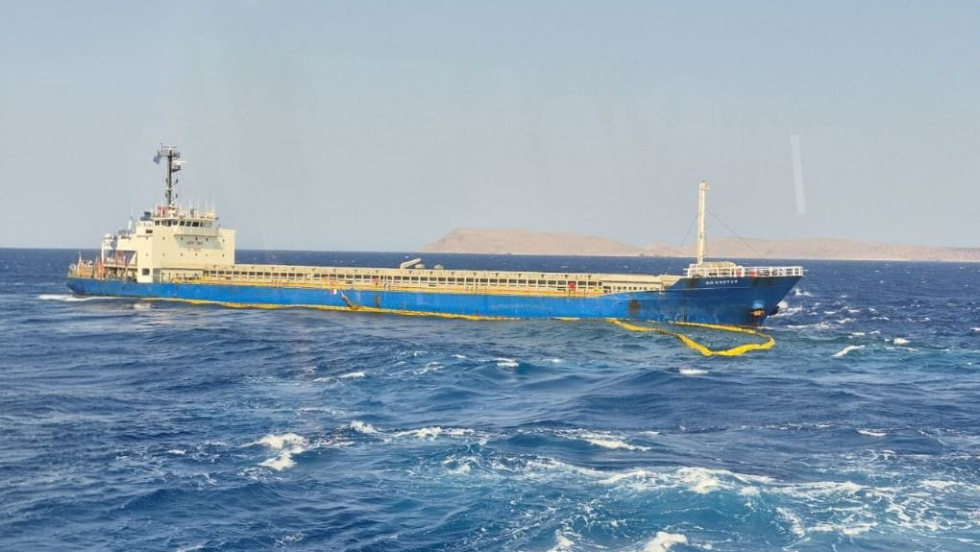 προσάραξε πλοίο στη Σητεία