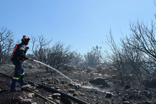 Δύο συλλήψεις για τις πυρκαγιές σε Κορινθία και Αχαΐα