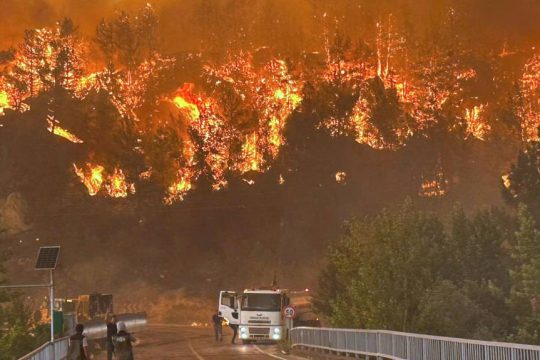Φωτιές στα ανατολικά της Τουρκίας