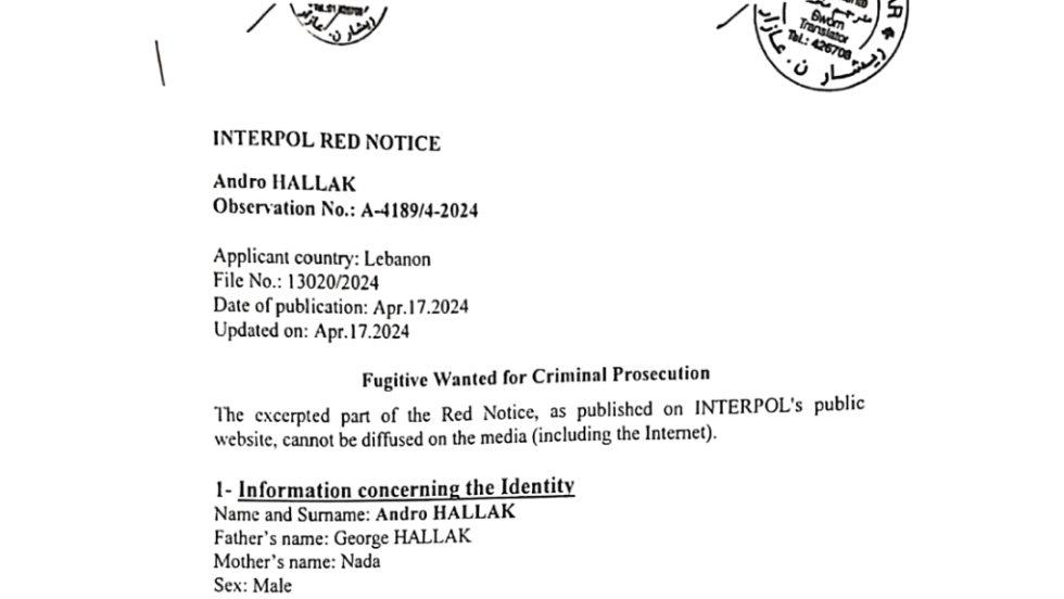 Ερυθρά Αγγελία της Interpol για τον Ανδρέα Χάλλακ της Air Mediterranean