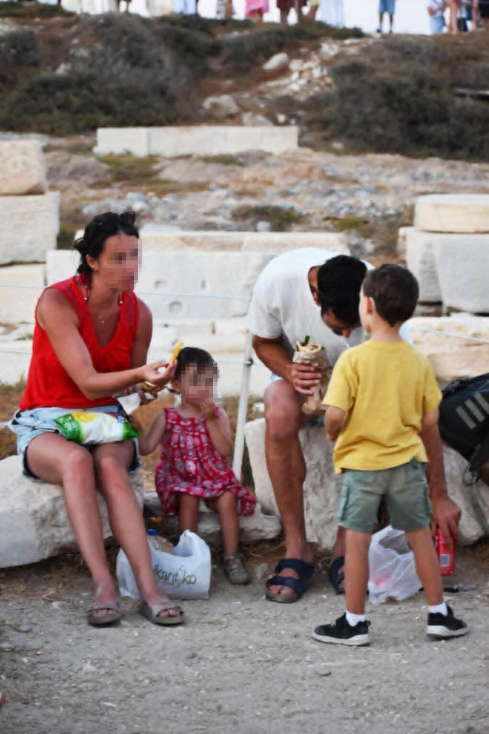 portara naxos touristes