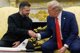 ο Ντόναλντ Τραμπ και ο Βολοντίμιρ Ζελένσκι