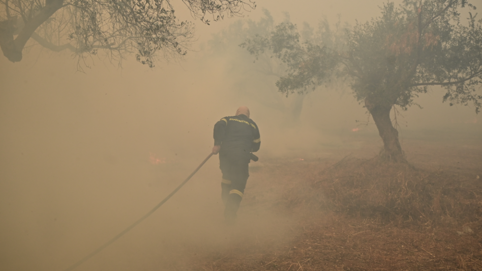 φωτιά στην Κερατέα