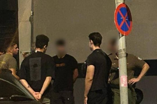 Aστυνομικοί και συλληφθέντες