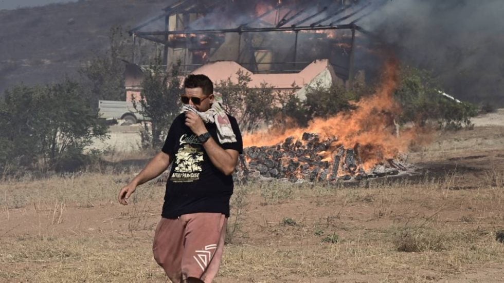 φωτιά στη Κερατέα