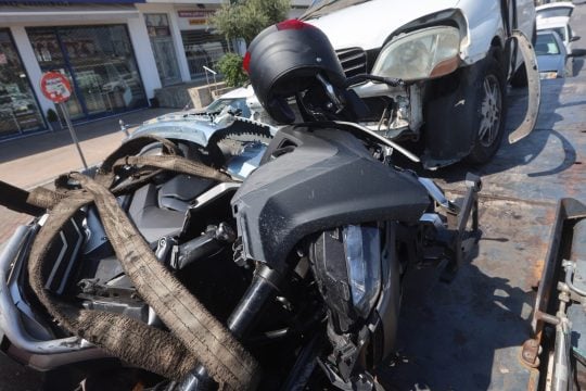 μοτοσικλέτα τροχαίο