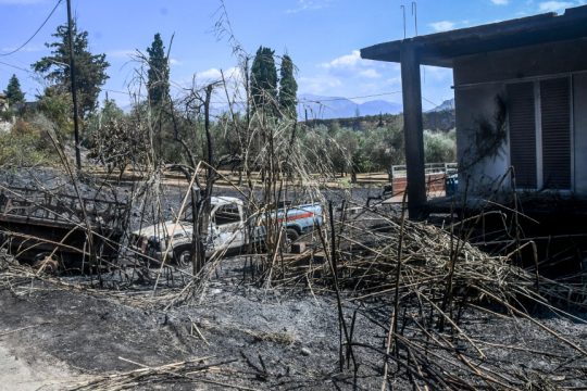 Πάτρα - πυρκαγιά
