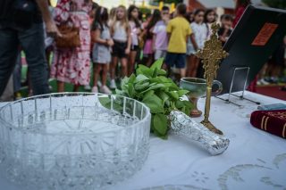 Αγιασμός σε δημοτικό σχολείο