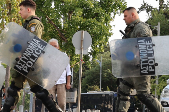 Αστυνομικοι στη Θεσσαλονίκη ενόψη της ΔΕΘ