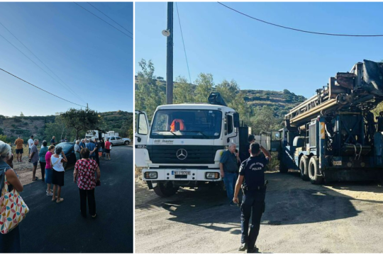 Διαμαρτυρίες κατοίκων στα Κύθηρα για αμφιλεγόμενες γεωτρήσεις