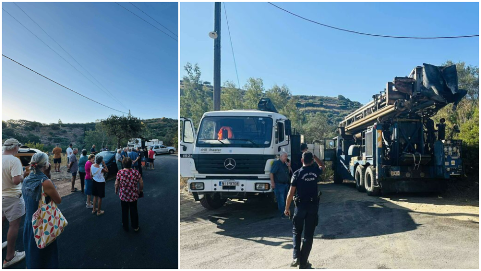 Διαμαρτυρίες κατοίκων στα Κύθηρα για αμφιλεγόμενες γεωτρήσεις