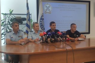 Από τη χθεσινή συνέντευξη Τύπου της ΕΛ.ΑΣ. στα Χανιά για τη δράση και την εξάρθρωση της εγκληματικής οργάνωσης
