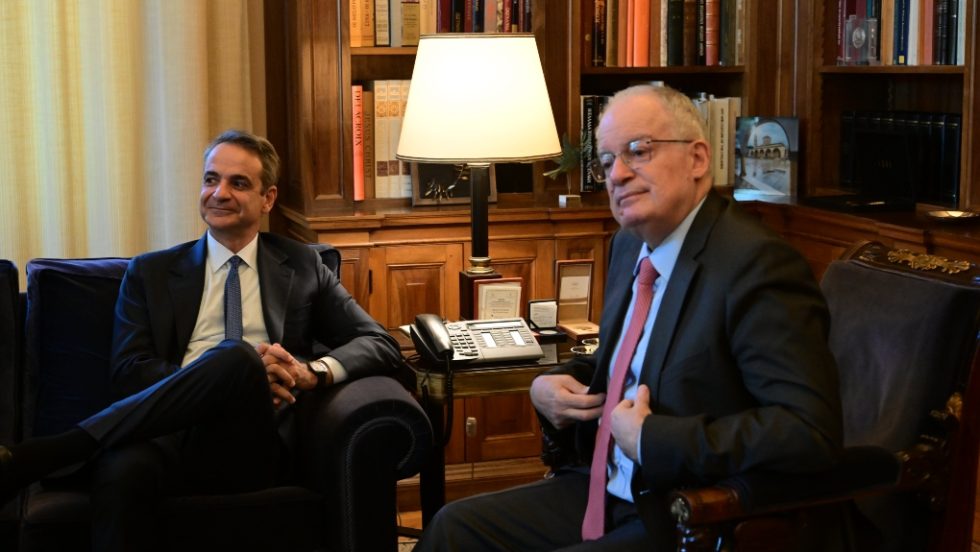Συνάντηση Κυριάκου Μητσοτάκη Κωνσταντίνου Τασούλα