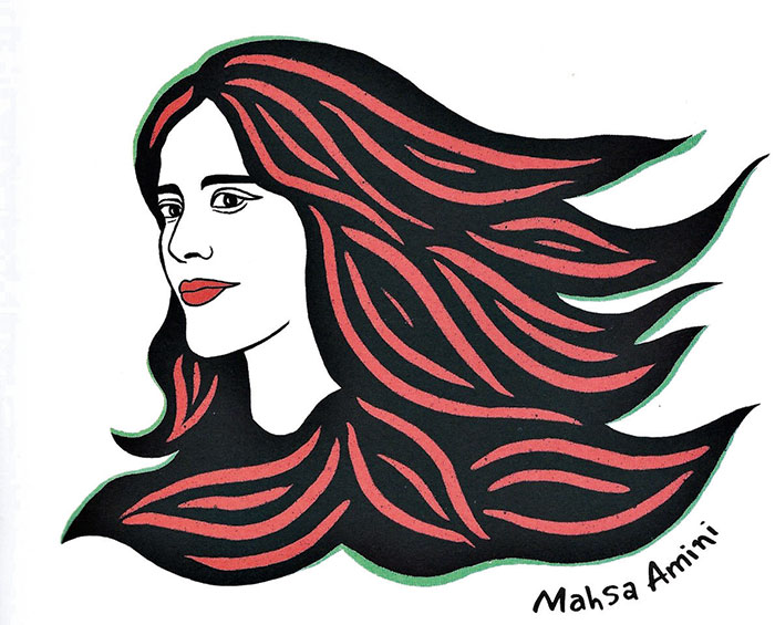 Mahsa Amini- comic