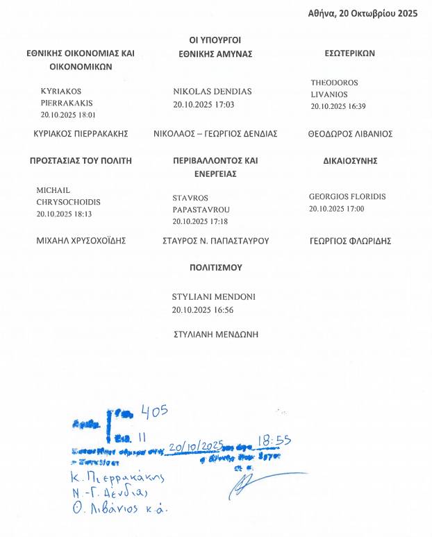 η τροπολογία για τον Άγνωστο Στρατιώτη