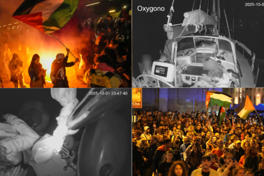 στόλος για τη Γάζα και διαδηλώσεις
