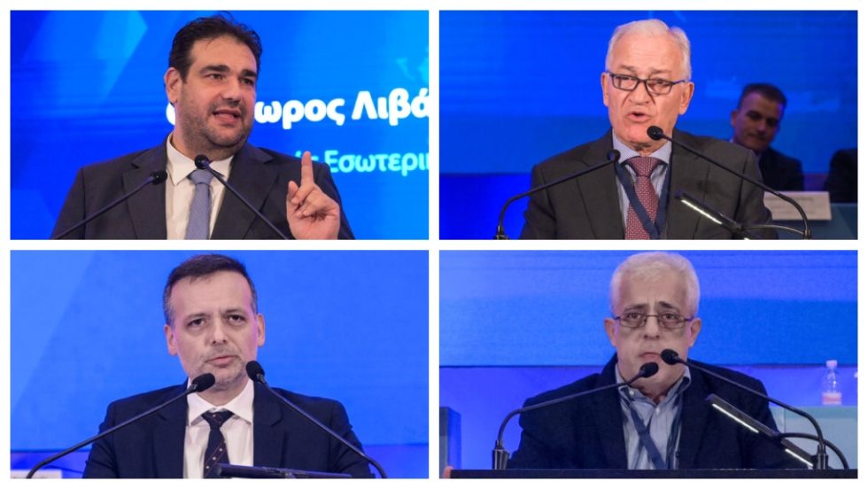 Από επάνω αριστερά: Θεόδωρος Λιβάνιος | Λάζαρος Κυρίζογλου | Χάρης Δούκας | Νίκος Σοφιανός