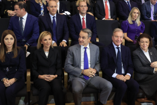 ο Κυριάκος Μητσοτάκης με εφοπλιστές