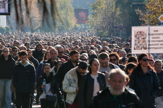 πορεία στα Σκόπια για το Κότσανι