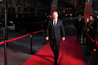 Ο Νίκος Ανδρουλάκης προσέρχεται στην προσύνοδο των Ευρωπαίων Σοσιαλιστών στις Βρυξέλλες