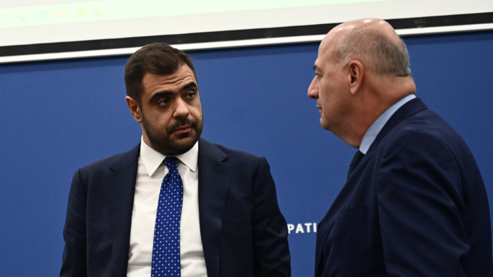 ο Παύλος Μαρινάκης και ο Κώστας Τσιάρας