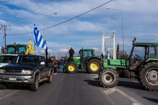 κινητοποιήσεις αγροτών στη Χαλκίδα