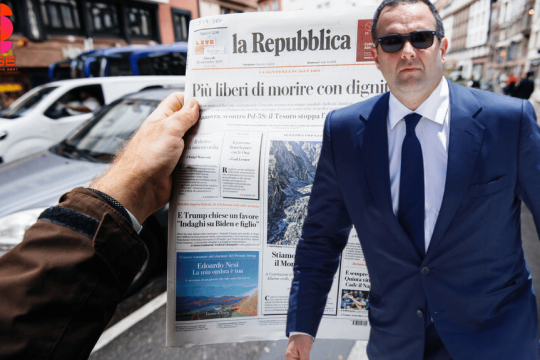 Ο Θοδωρής Κυριακού- Η εφημερίδα Repubblica