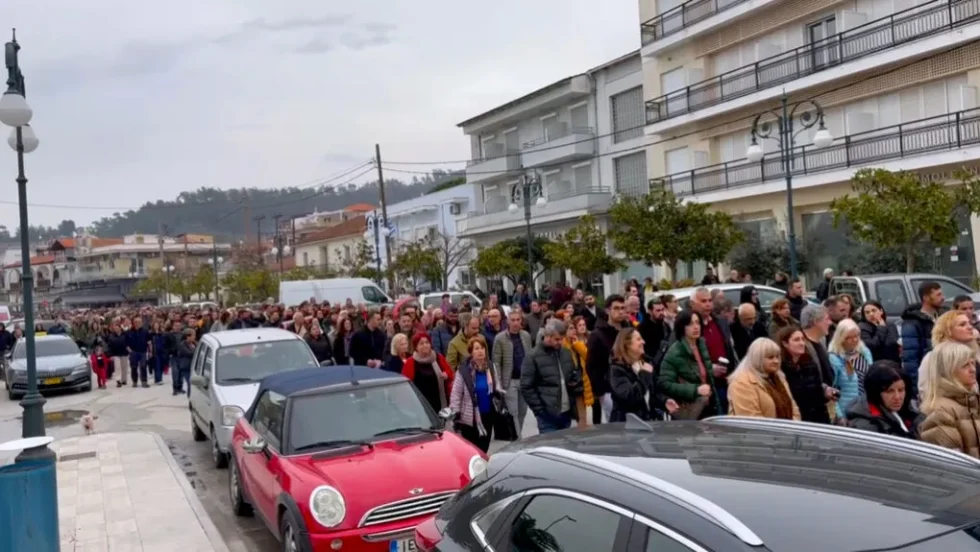 Θάσος διαμαρτυρία