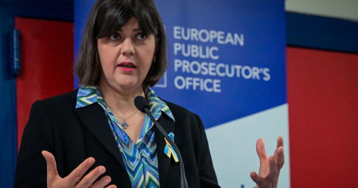 Η Ευρωπαία εισαγγελέας Λάουρα Κοβέσι | ΤΑΤΙΑΝΑ ΜΠΟΛΑΡΗ/EUROKINISSI