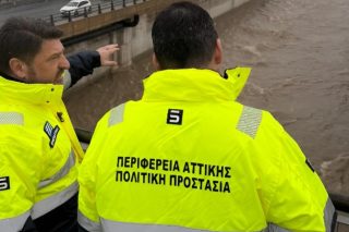 Στο έλεος της θεομηνίας η Αττική
