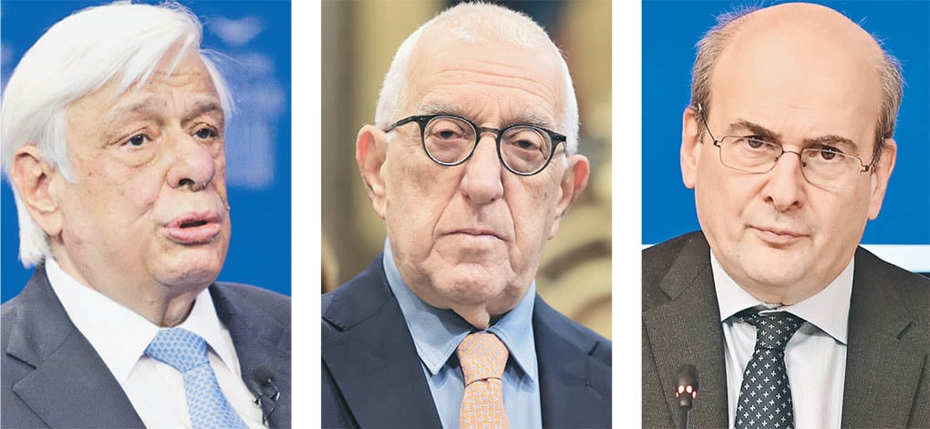 Προκόπης Παυλόπουλος, Νικήτας Κακλαμάνης και Κωστής Χατζηδάκης, θα βρεθούν και αυτοί στις εορταστικές εκδηλώσεις | EUROKINISSI/ΓΙΑΝΝΗΣ ΠΑΝΑΓΟΠΟΥΛΟΣ, ΓΙΩΡΓΟΣ ΚΟΝΤΑΡΙΝΗΣ, ΜΙΧΑΛΗΣ ΚΑΡΑΓΙΑΝΝΗΣ