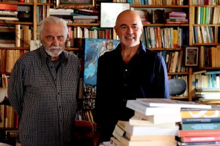 Κωνσταντίνος Τσουκαλάς (αριστερά) και Στάθης Λιβαθινός