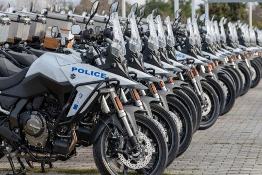 Με 431 μοτοσικλέτες, μέσω του προγράμματος «ΑΙΓΙΣ», ενισχύθηκε η ΕΛΑΣ