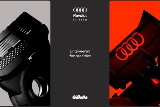 H Audi Revolut F1 Team καλωσορίζει τη Gillette ως επίσημο συνεργάτη