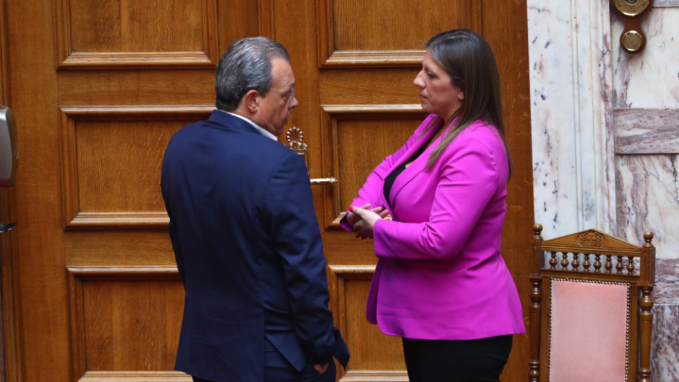 ο Σωκράτης Φάμελλος και η Ζωή Κωνσταντοπούλου