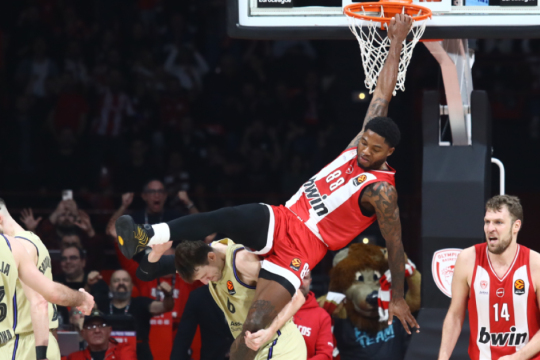 Πέμπτη σερί νίκη για τον Ολυμπιακό στη Euroleague