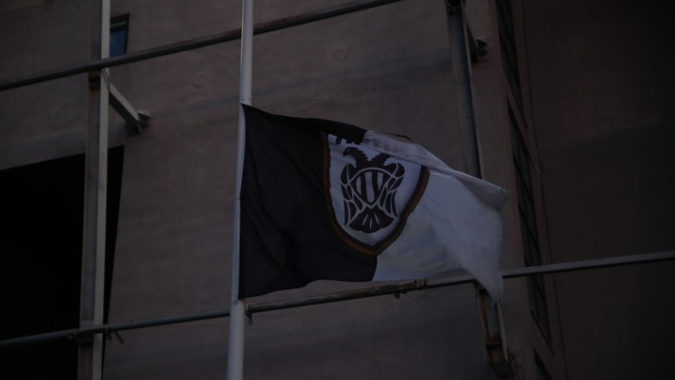 Θρηνεί το γήπεδο της Τούμπας τη μνήμη των επτά αδικοχαμένων φιλάθλων | EUROKINISSI | EUROKINISSI