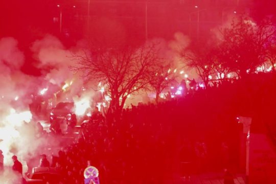 Το τελευταίο αντίο στους επτά οπαδούς του ΠΑΟΚ - Ρίγη στην Τούμπα [εικόνες + βίντεο]