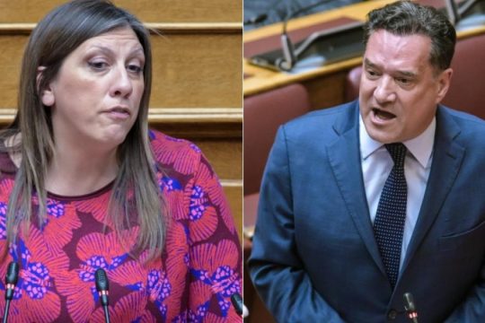 Κοινοβουλευτική κατρακύλα με καβγά Γεωργιάδη - Κωνσταντοπούλου