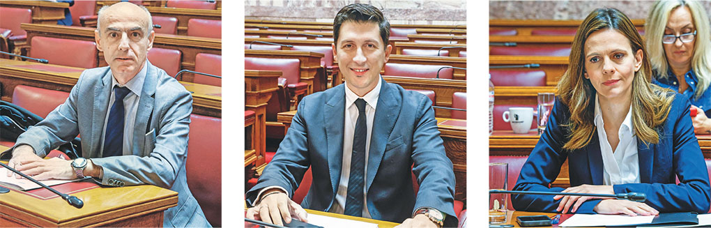 Γιώργος Γαβρήλος, Παύλος Χρηστίδης, Εφη Αχτσιόγλου | ΓΙΩΡΓΟΣ ΚΟΝΤΑΡΙΝΗΣ/EUROKINISSI