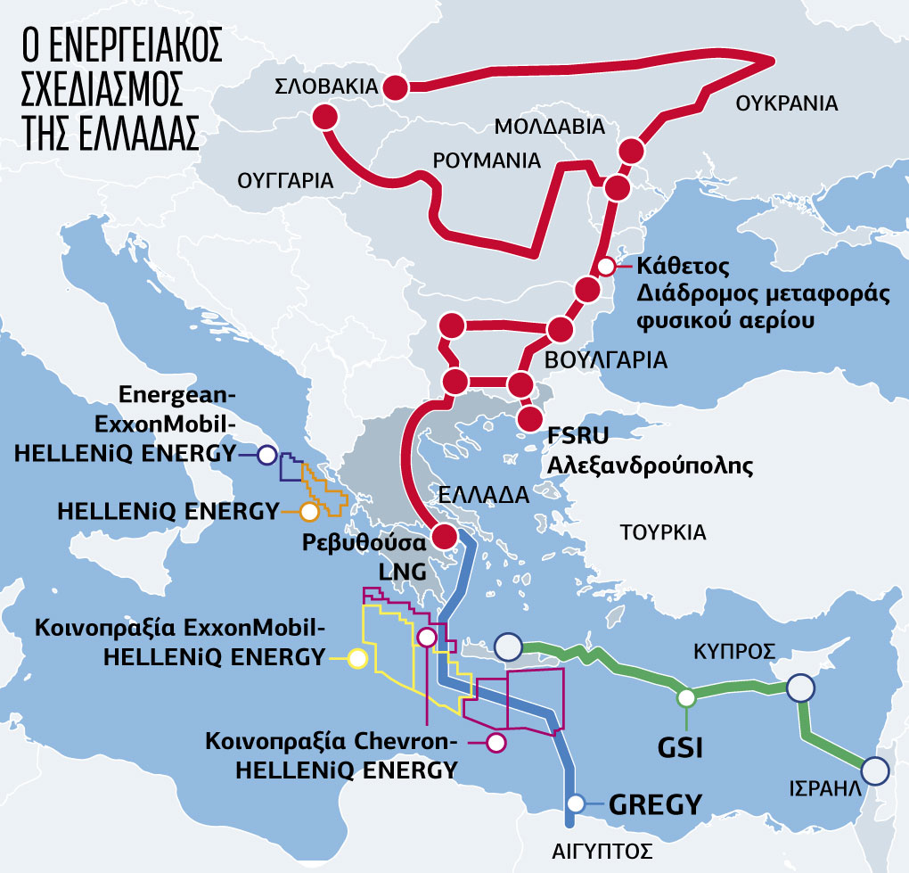 Νέες ενεργειακές ισορροπίες διαμορφώνονται στην Ανατολική Μεσόγειο