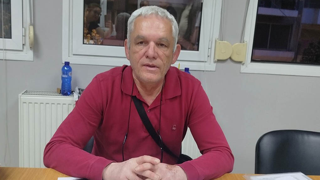 Δημήτρης Αρμάγος, πρόεδρος Εργατικού Κέντρου Τρικάλων