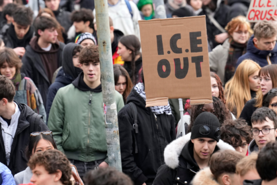 Κινητοποίηση στο Μιλάνο κατά της ICE των ΗΠΑ