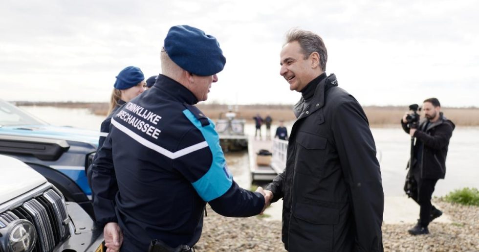 Από την επίσκεψη του πρωθυπουργού στον Έβρο. | EUROKINISSI