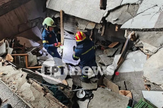 Τραυματίστηκαν πελάτες από κατάρρευση πατώματος σε ταβέρνα στη Ροδόπη [βίντεο]