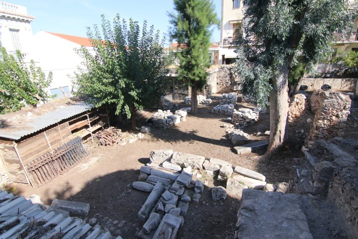 Άποψη του εσωτερικού της αυλής από τα βόρεια. | υπουργείο Πολιτισμού